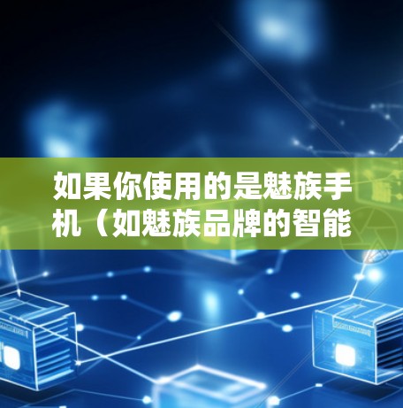 如果你使用的是魅族手机（如魅族品牌的智能手机）通常可以通过以下步骤在手机上设置VPN