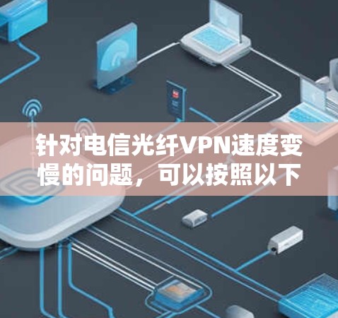 针对电信光纤VPN速度变慢的问题，可以按照以下步骤进行排查和解决