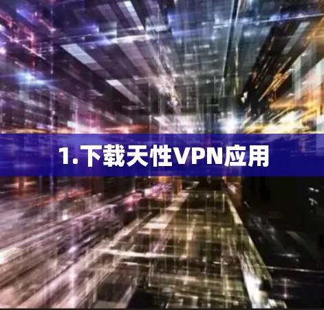 1.下载天性VPN应用 1.下载天性VPN应用