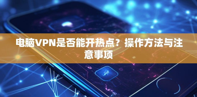 电脑VPN是否能开热点?操作方法与注意事项 电脑VPN是否能开热点?操作方法与注意事项