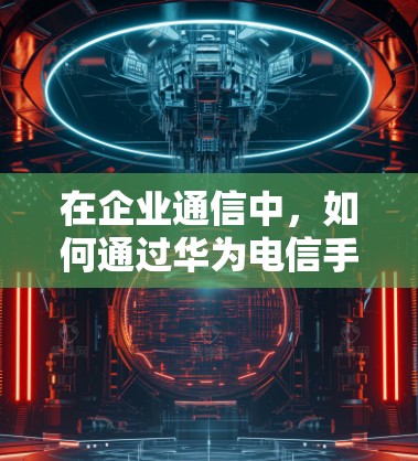 在企业通信中，如何通过华为电信手机VPN实现数据安全与灵活连接