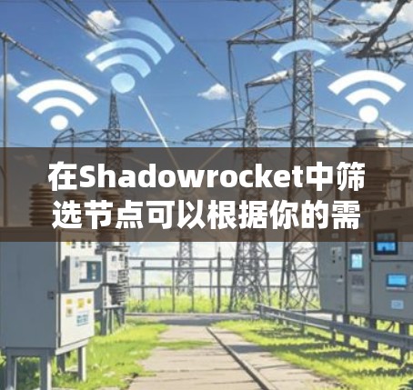 在Shadowrocket中筛选节点可以根据你的需求和目标进行调整。以下是一些常见的筛选方法和步骤 在Shadowrocket中筛选节点可以根据你的需求和目标进行调整。以下是一些常见的筛选方法和步骤