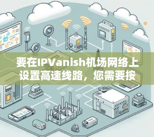 要在IPVanish机场网络上设置高速线路，您需要按照以下步骤操作