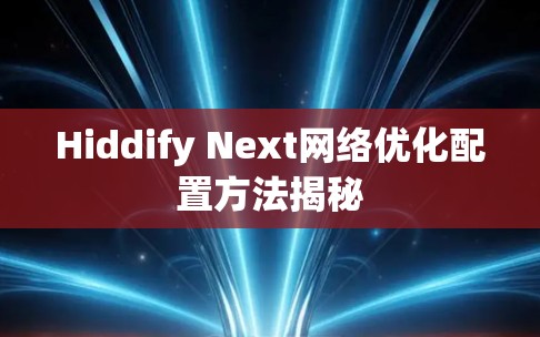 Hiddify Next网络优化配置方法揭秘